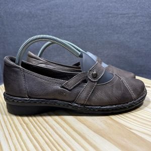 Earth Spirit Women’s Brown Leather‎ Mary Jane Comfort Walking Shoe Size 9 US